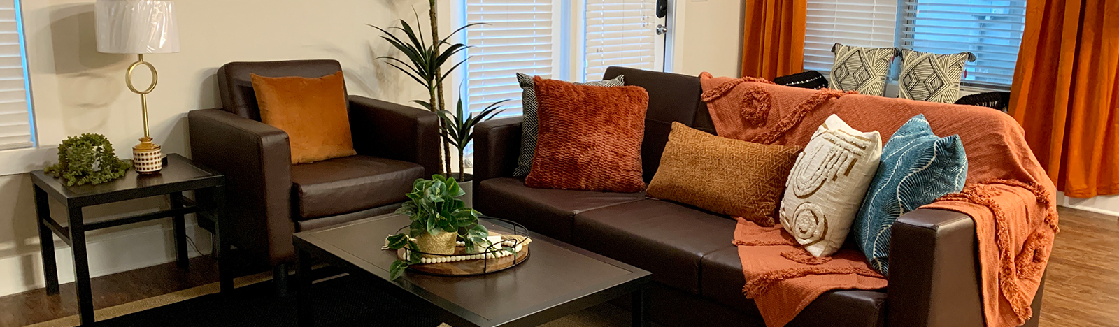 Furnished apartment living room