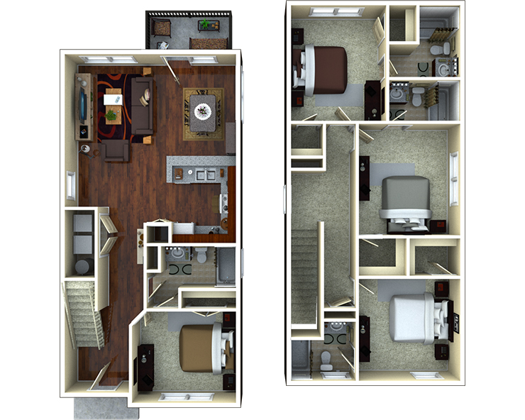 4BR/4BA - Artisan Floor plan