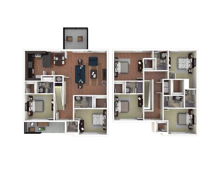 6BR/6.5BA - Belmont Floor plan