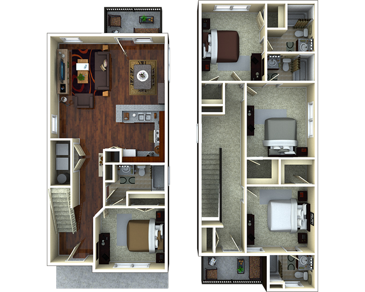 4BR/4BA - Bloomfield Floor plan