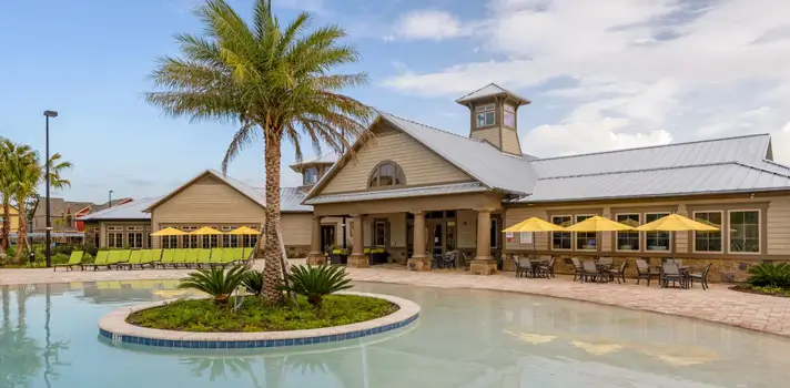 Resort style pool